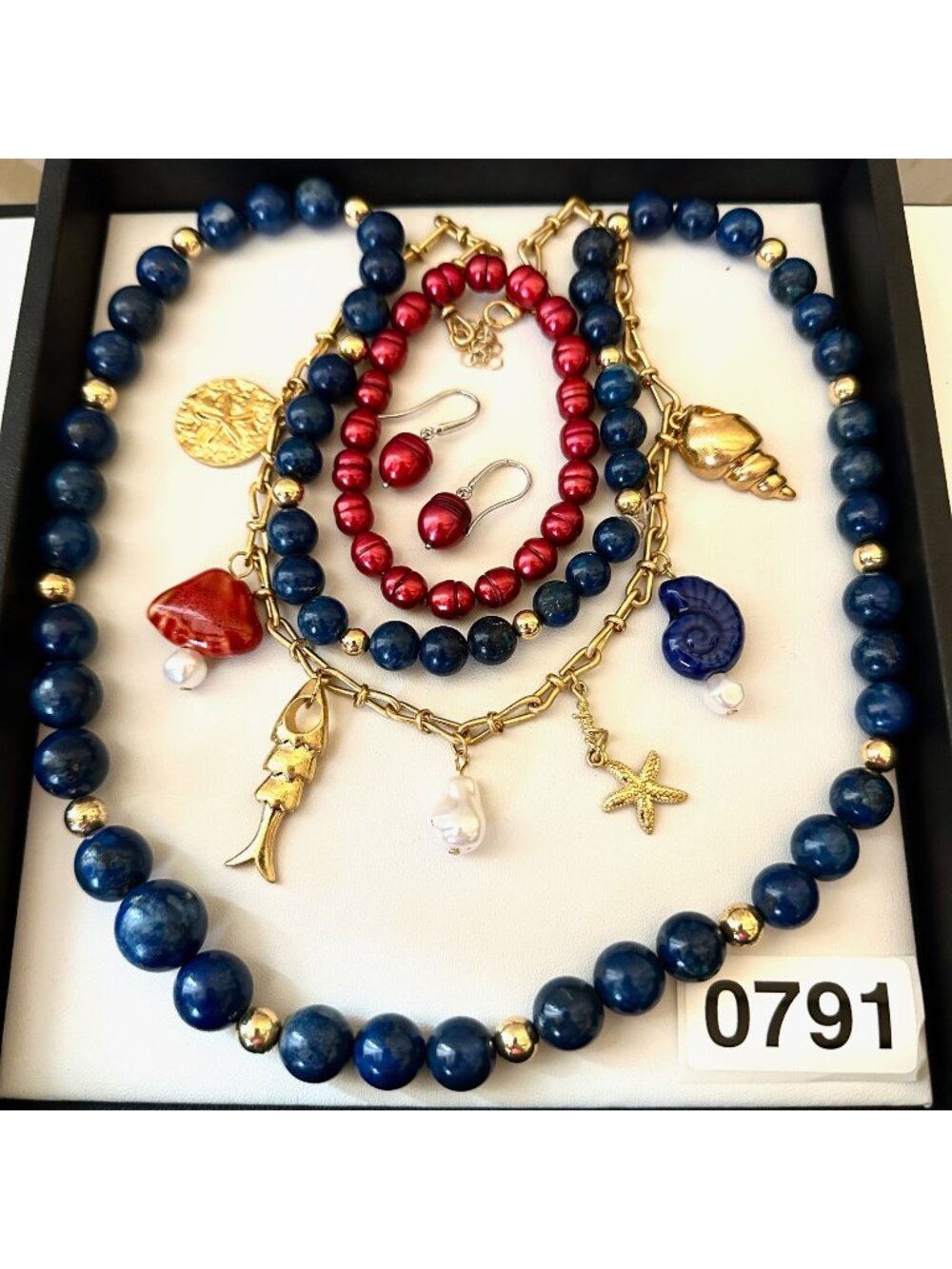 Jewelry Lot Vintage Modern Pearls Lapis Sterling Necklaces Earrings Bracelet